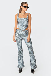 Casper Laced Flared Pants