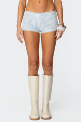 Sloaney Lace Micro Shorts
