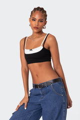 Gracie Layered Bra Top
