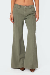 Lottie Low Rise Washed Carpenter Jeans