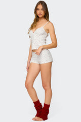 Viola Floral Lacey Tank Top