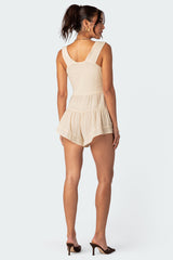 Veronica Textured Romper