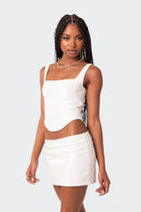 Amiyah Vinyl Corset