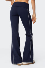 Livie Fold Over Flared Leggings